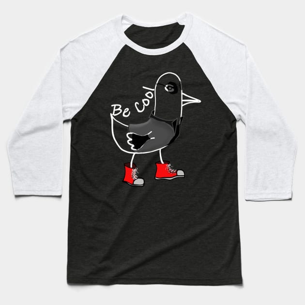 Coolest chicken in the world! Dark Baseball T-Shirt by RedHeadAmazona